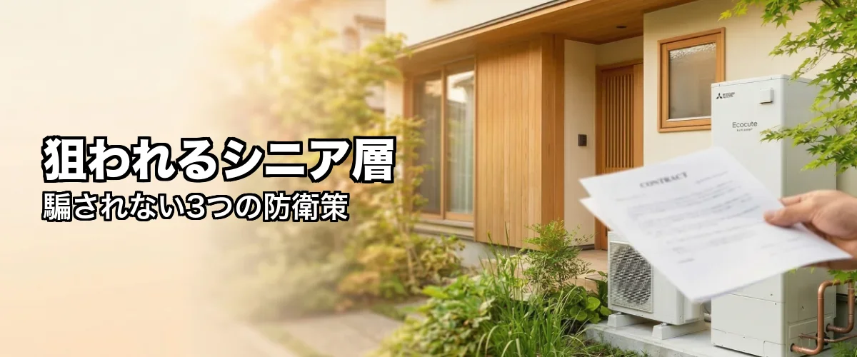 狙われるシニア層 騙されない3つの防衛策