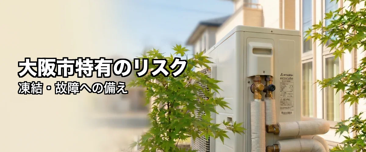 大阪市特有のリスク 凍結・故障への備え