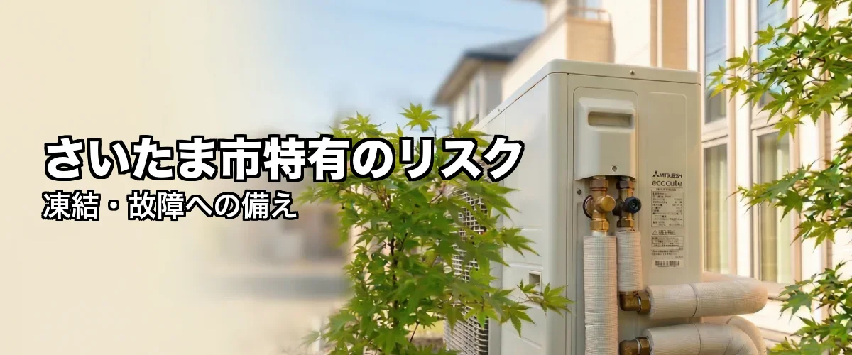 さいたま市特有のリスク 凍結・故障への備え