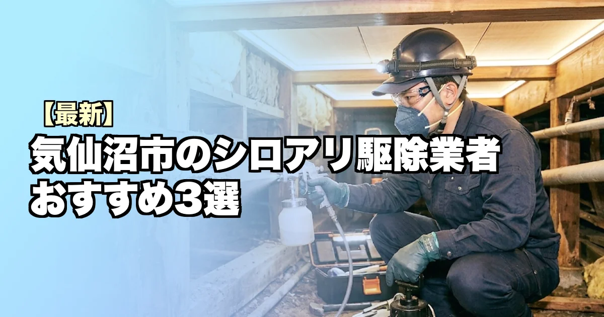 気仙沼市のシロアリ駆除業者おすすめ3選