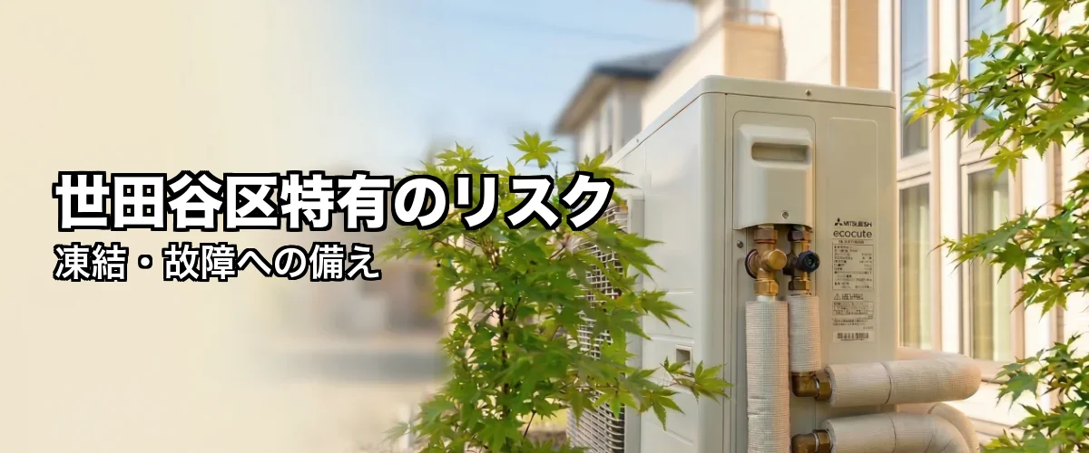 世田谷区特有のリスク 凍結・故障への備え